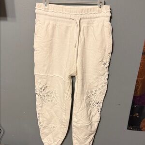 Free people movement cream pants